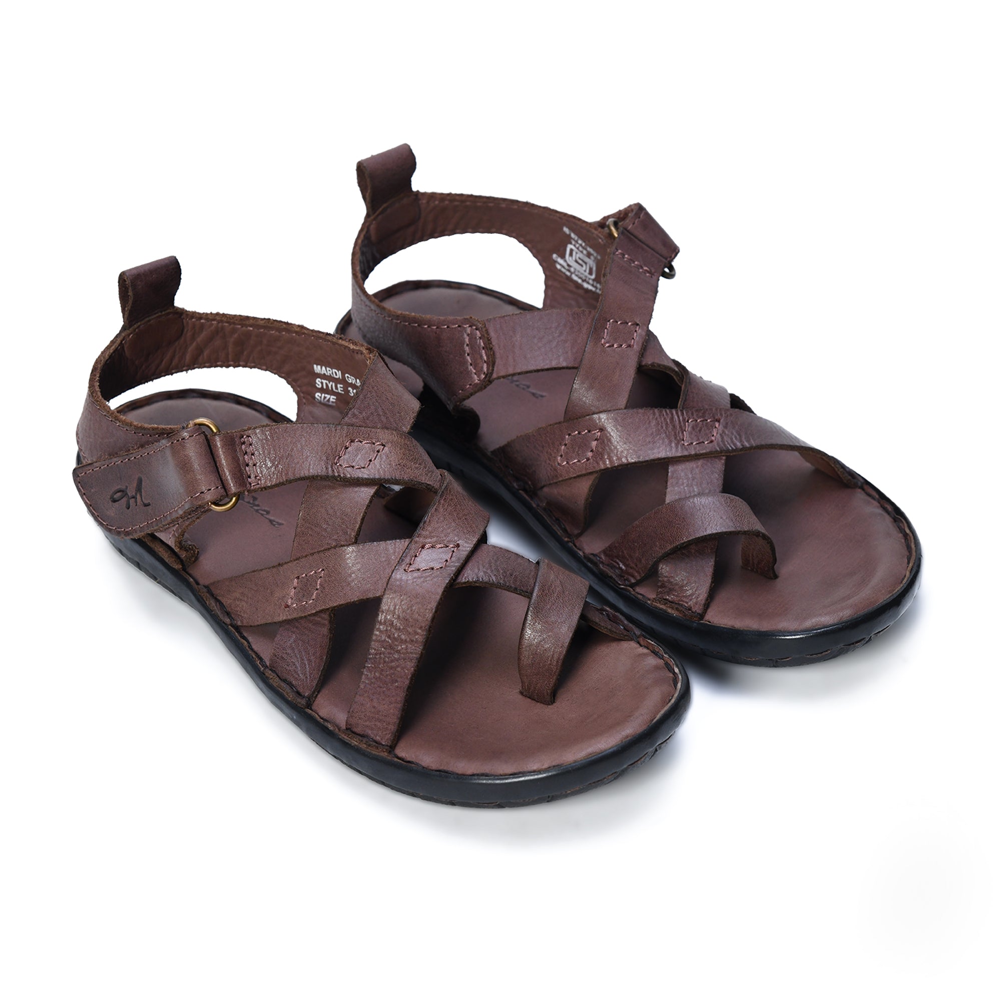 Zuki Criss Cross Strap Sandals (Youth)