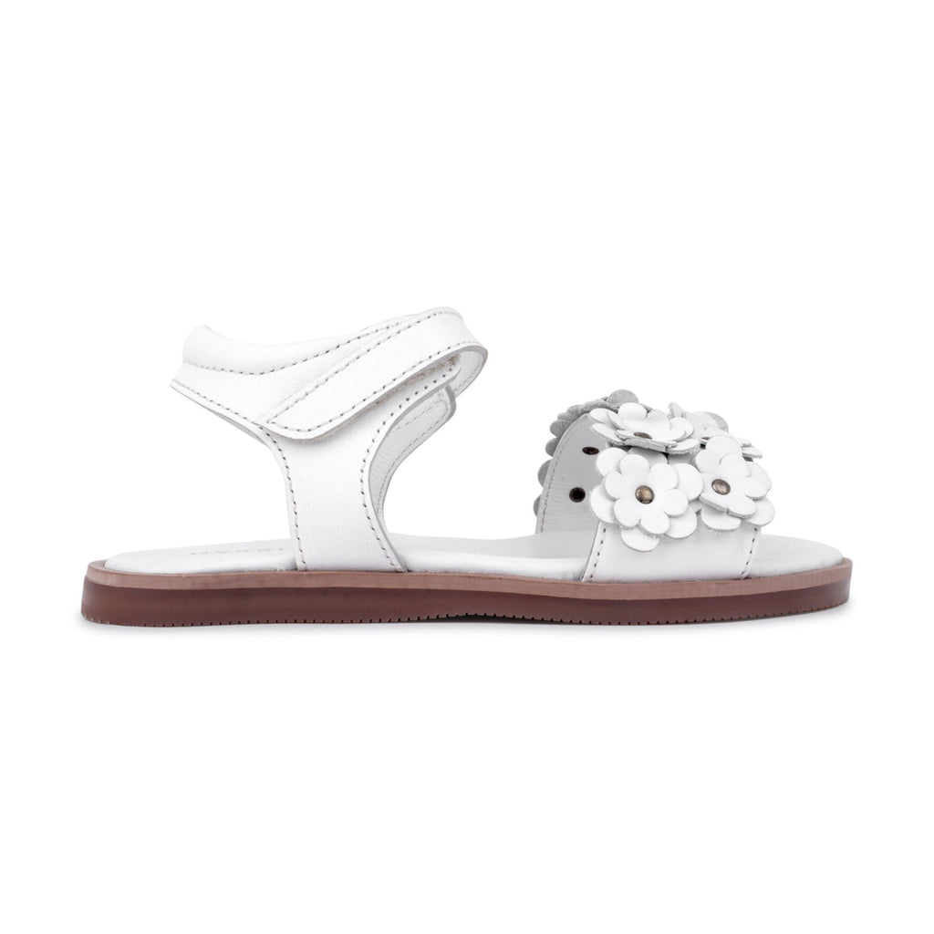Sparkle Blossom Sandle (Kids) — White, Pink