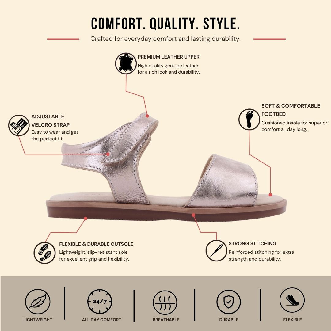 Luna Strap Sandal (Kids)