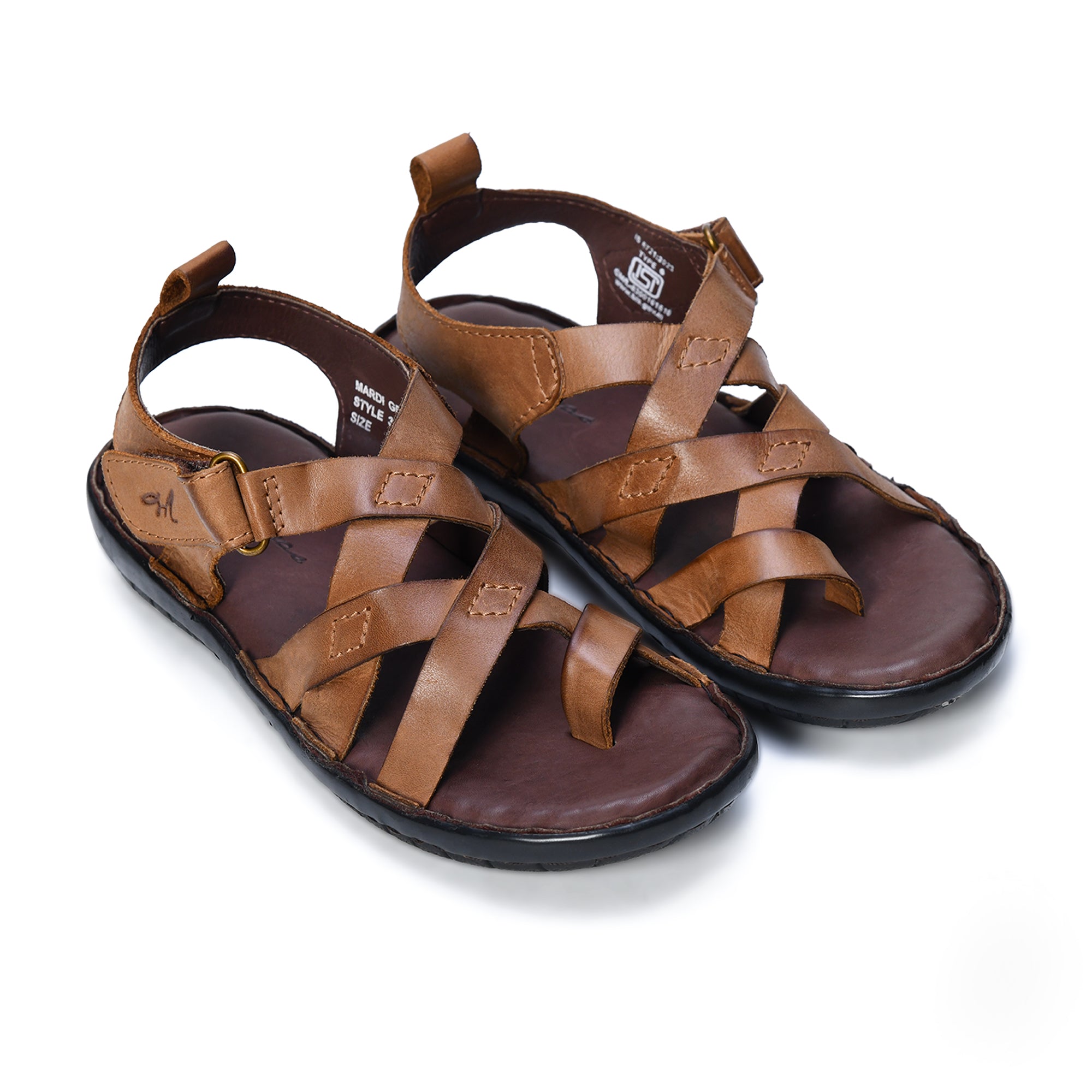 Zuki Criss Cross Strap Sandals (Youth)