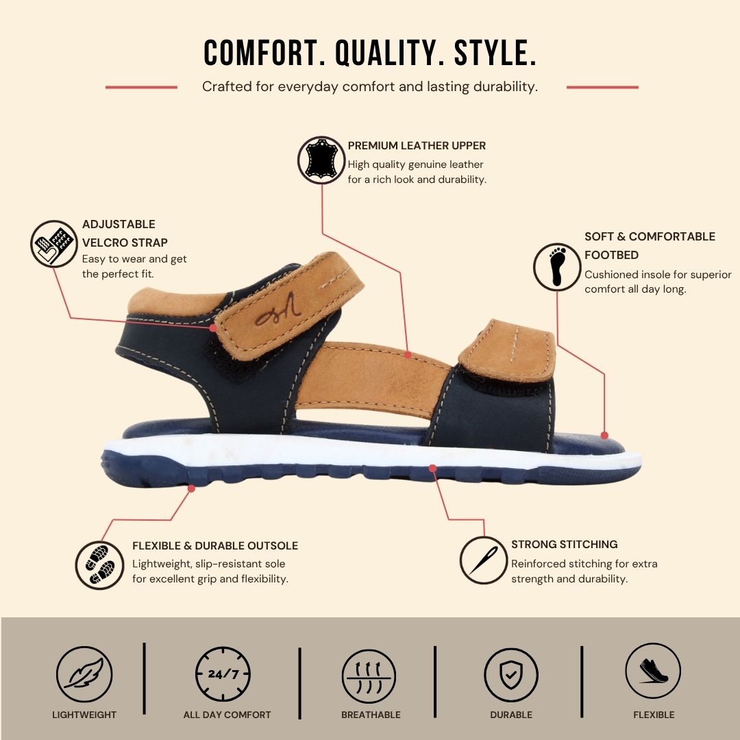 Juno Dual Strap Sandal (Kids)