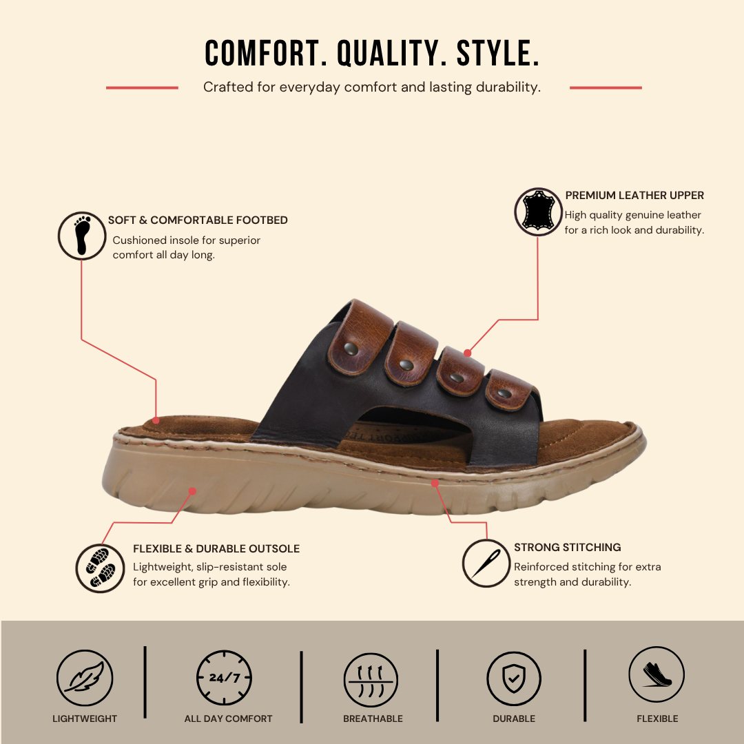 Orion Panel Slide Sandal