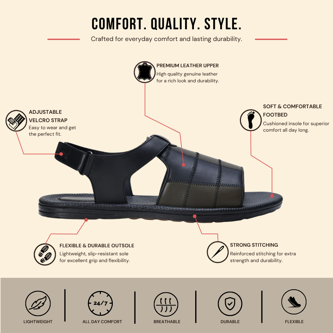District Chevron Slingback Sandal