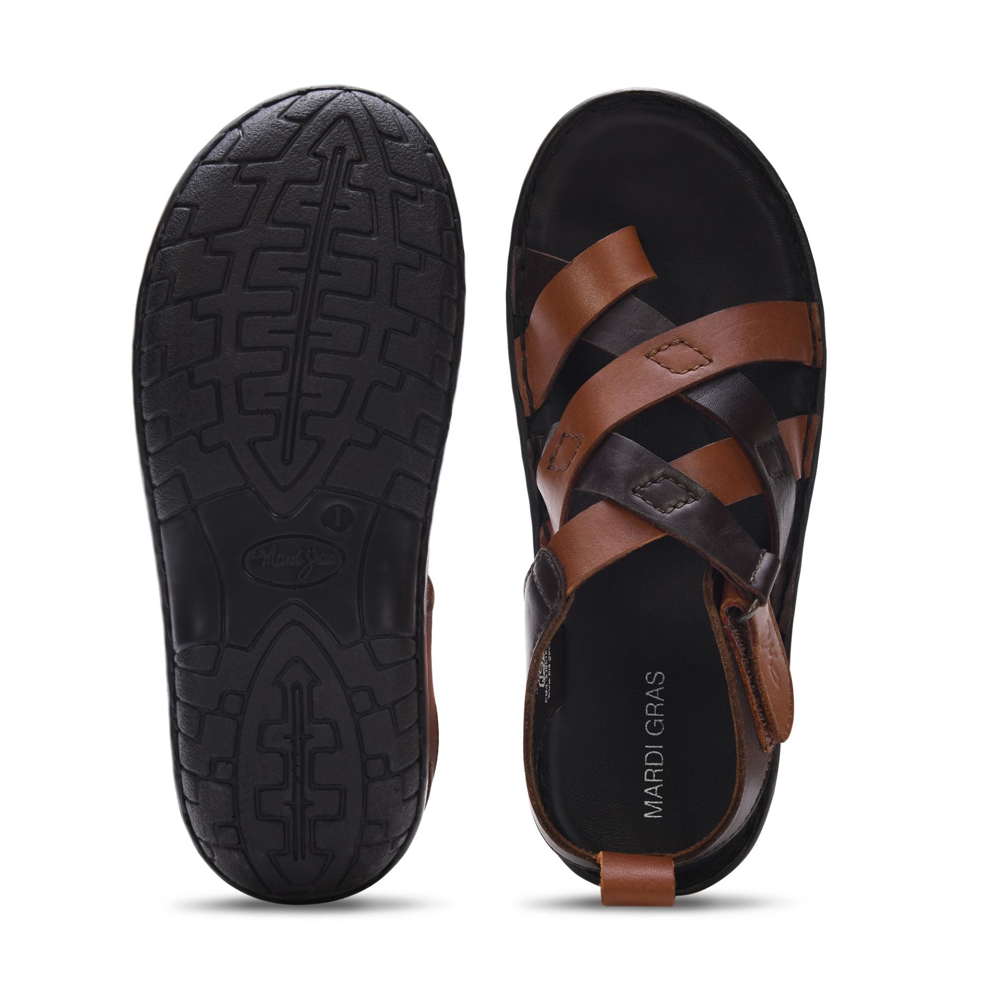 Zuki Criss Cross Strap Sandals (Youth)