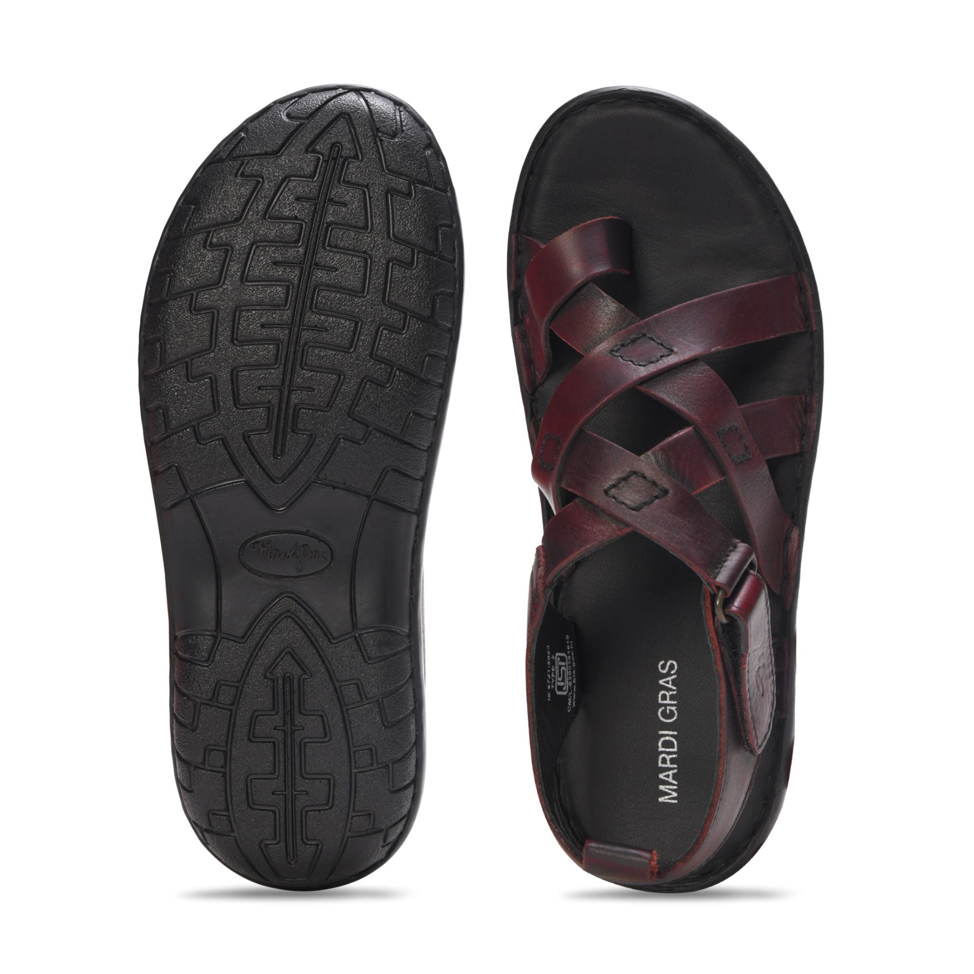 Zuki Criss Cross Strap Sandals (Youth)