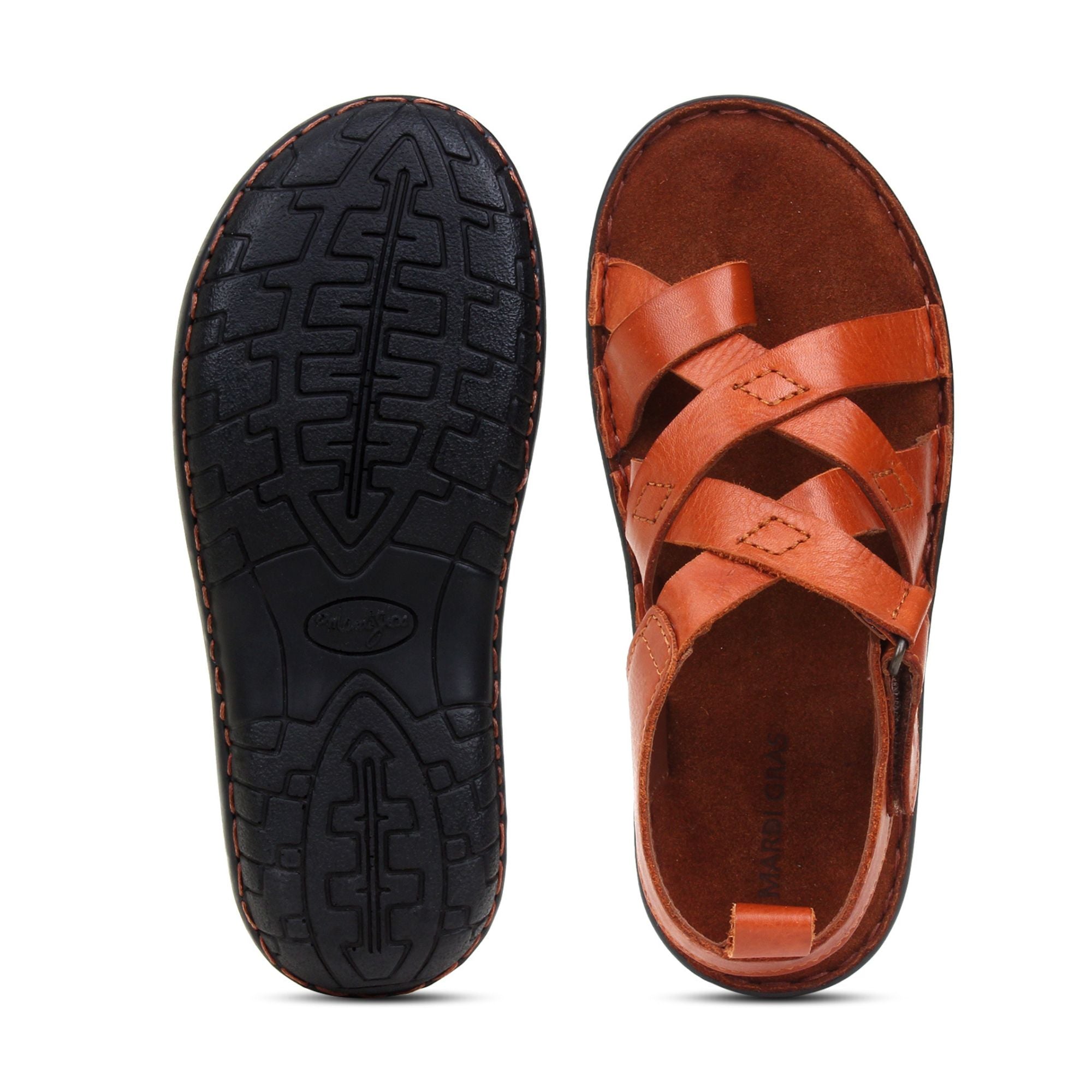 Zuki Criss Cross Strap Sandals (Youth)