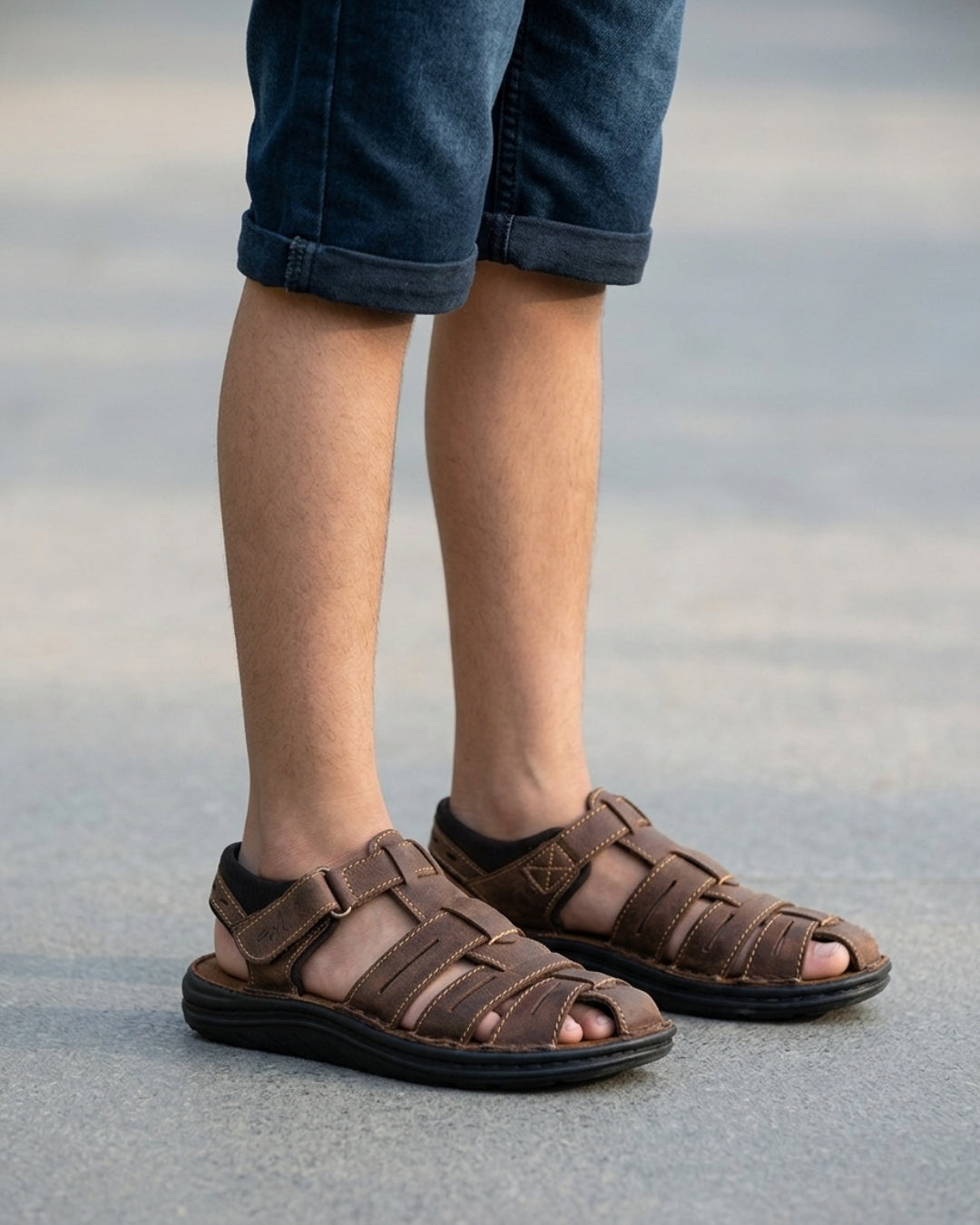 Turbo Closed Toe Fisherman Sandal (Youth)