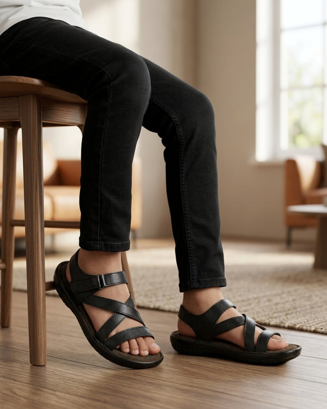 Solace Cross Strap Sandal (Youth)