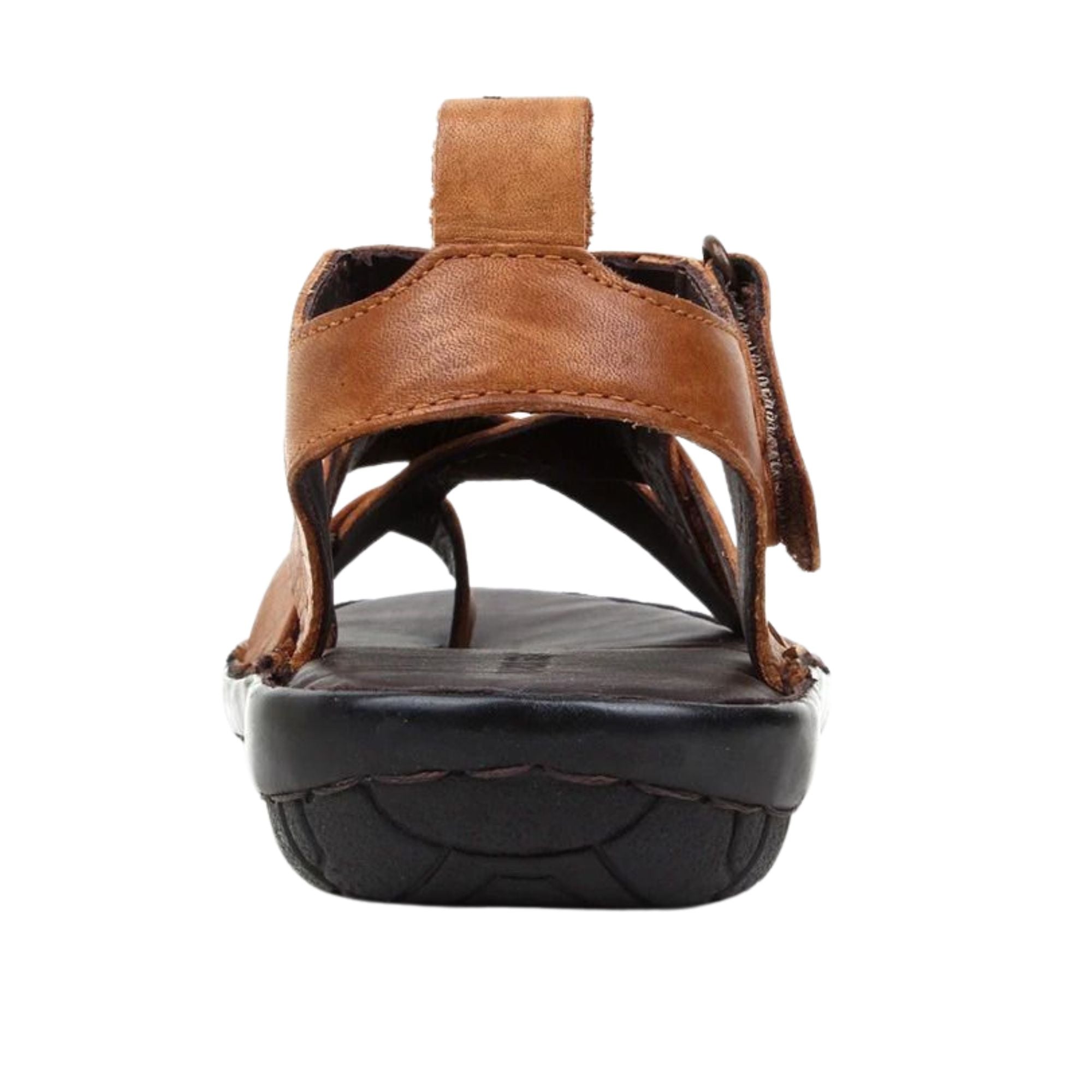 Zuki Criss Cross Strap Sandals (Youth) — Tan