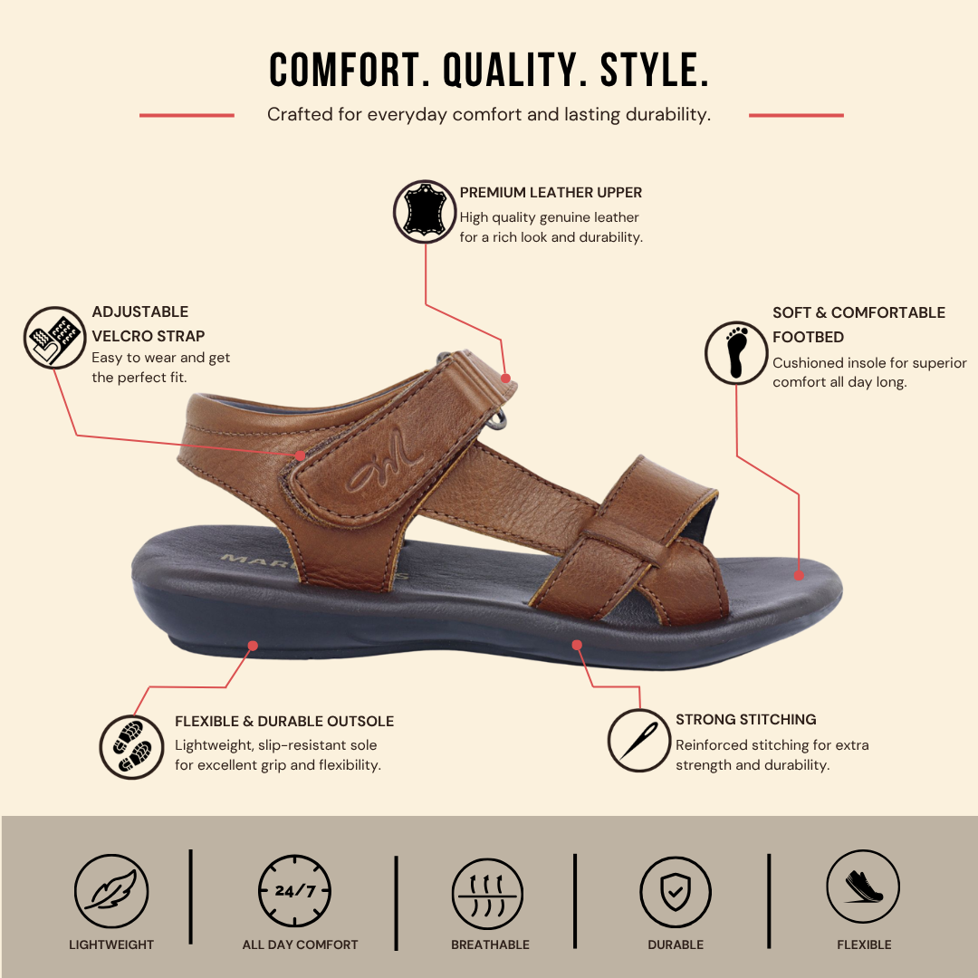Pebble Strap Sandal (Youth)