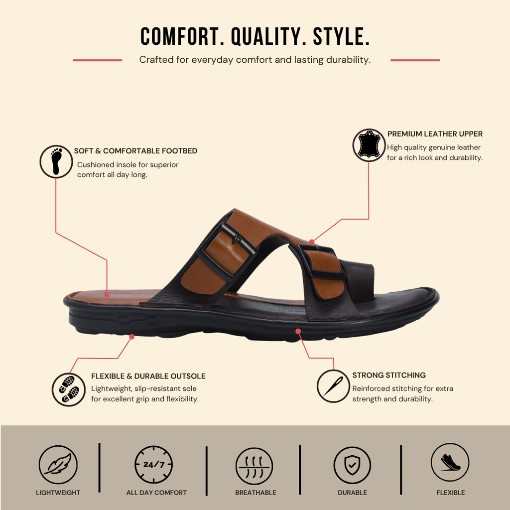 Cairo Buckle Toe Loop Slide