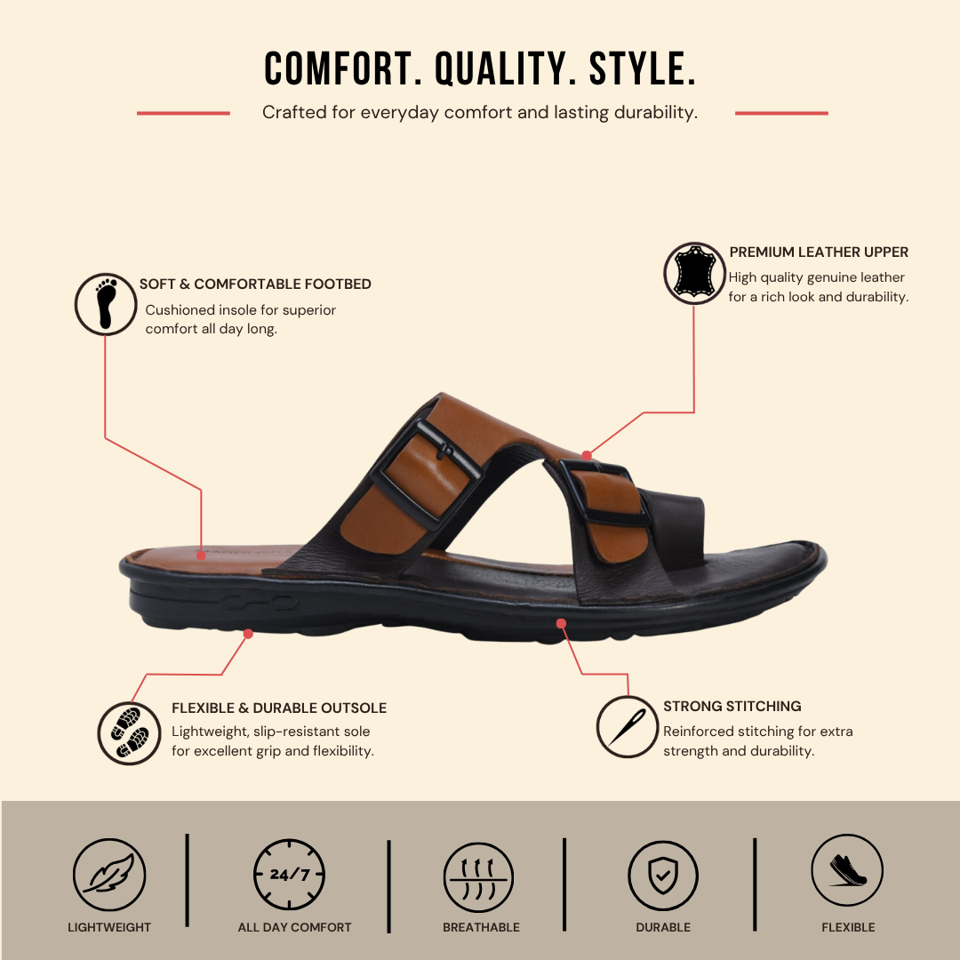 Cairo Buckle Toe Loop Slide