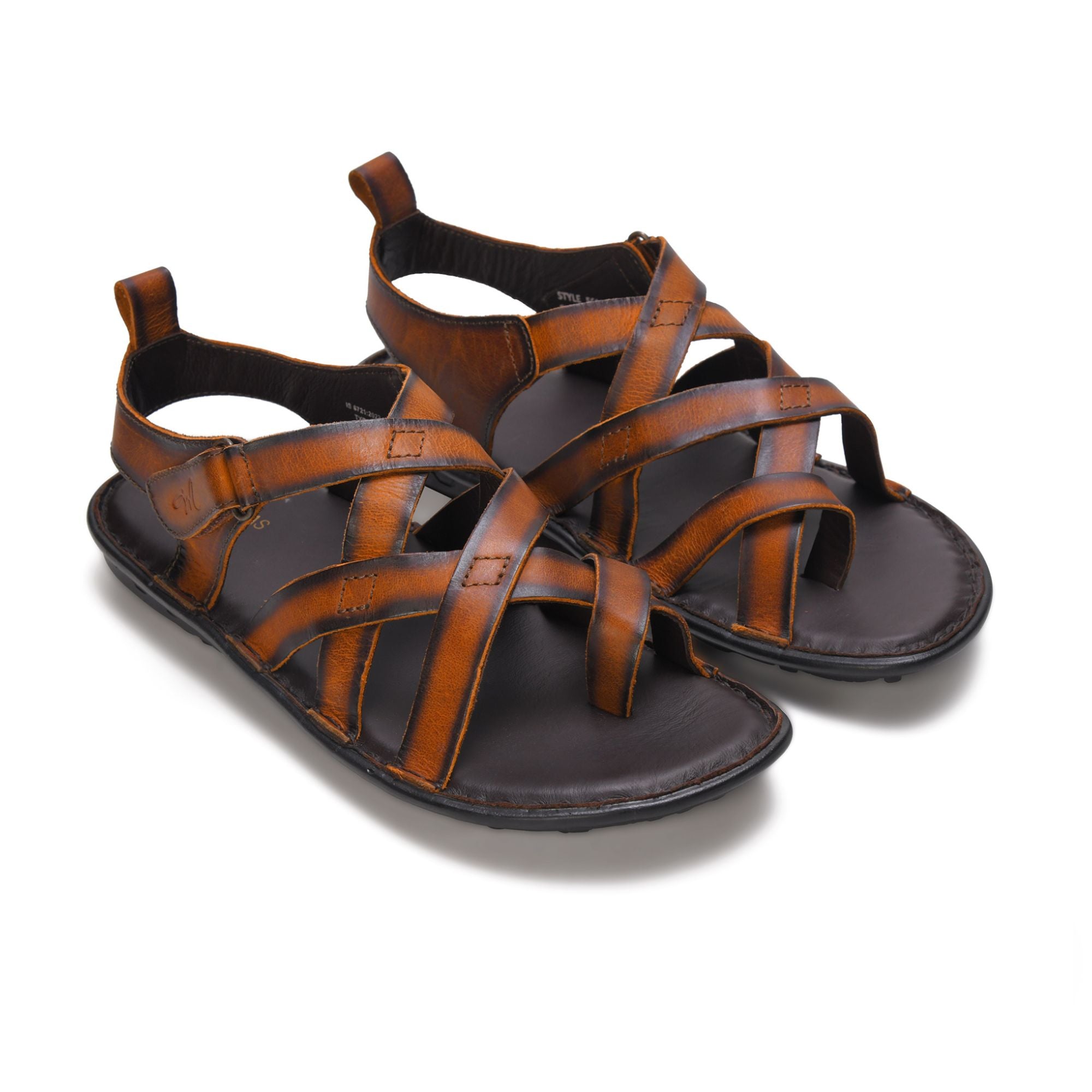 Drift Criss Cross Strap Sandals — Antique