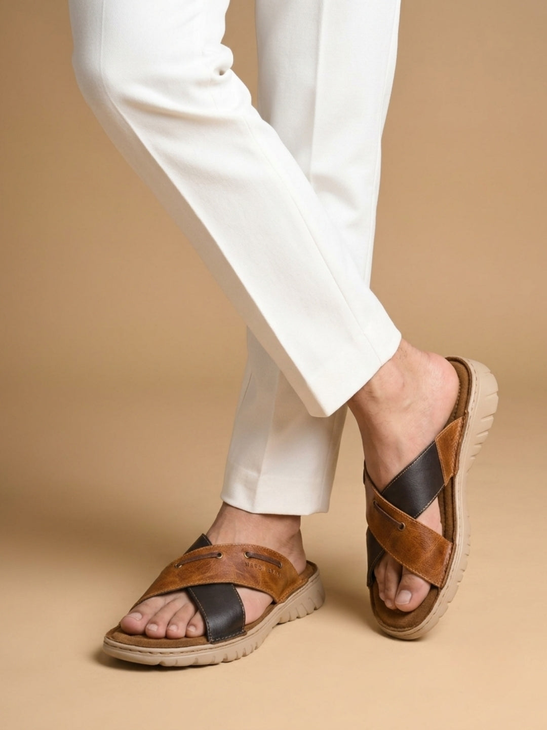 Mode Cross Strap Slide Sandal