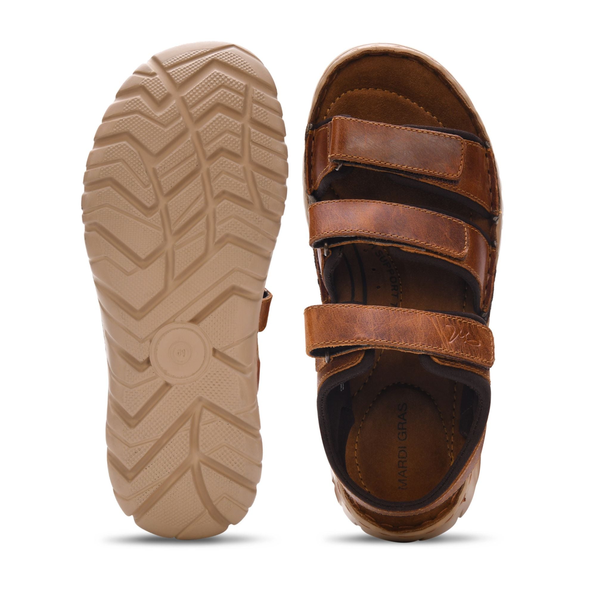 Ridge Triple Strap Sandal
