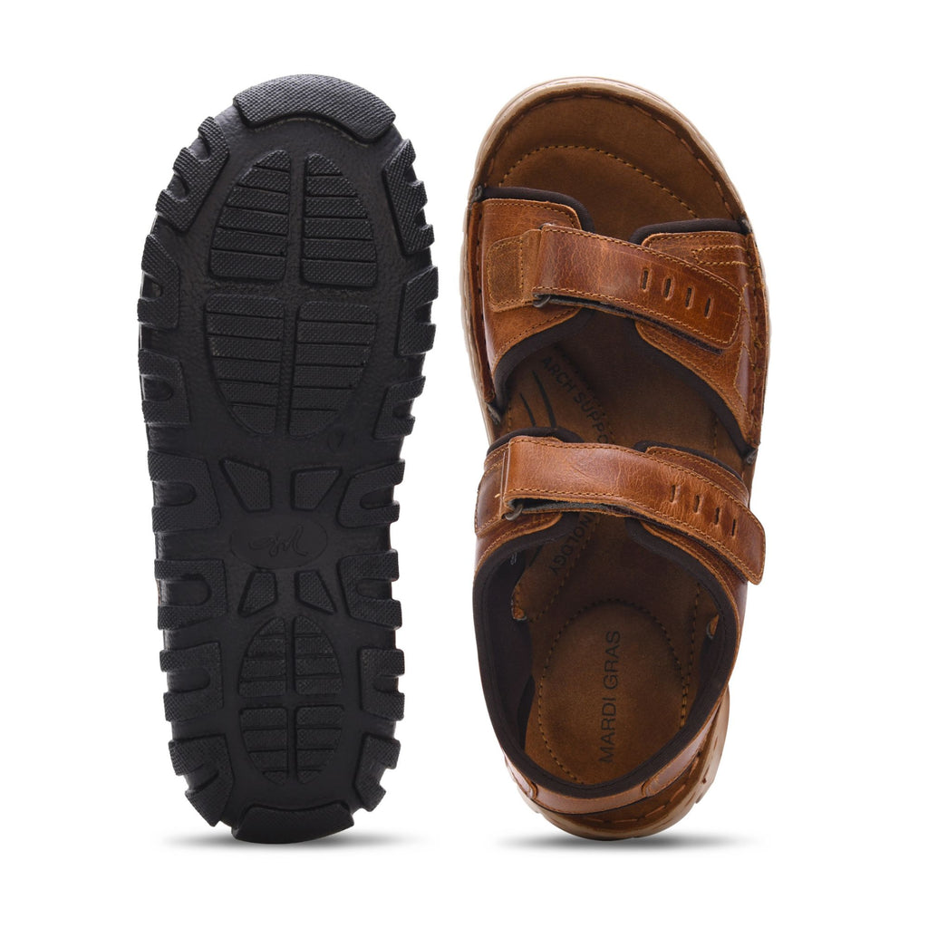 Grid Double Strap Sandal