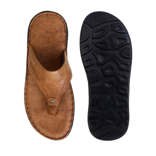 Mardi Gras Camaro flip-flop in genuine leather
