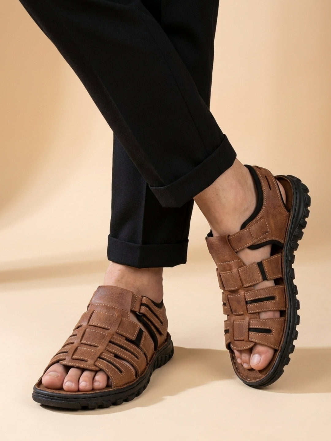 Arden Open Toe Fisherman Sandal