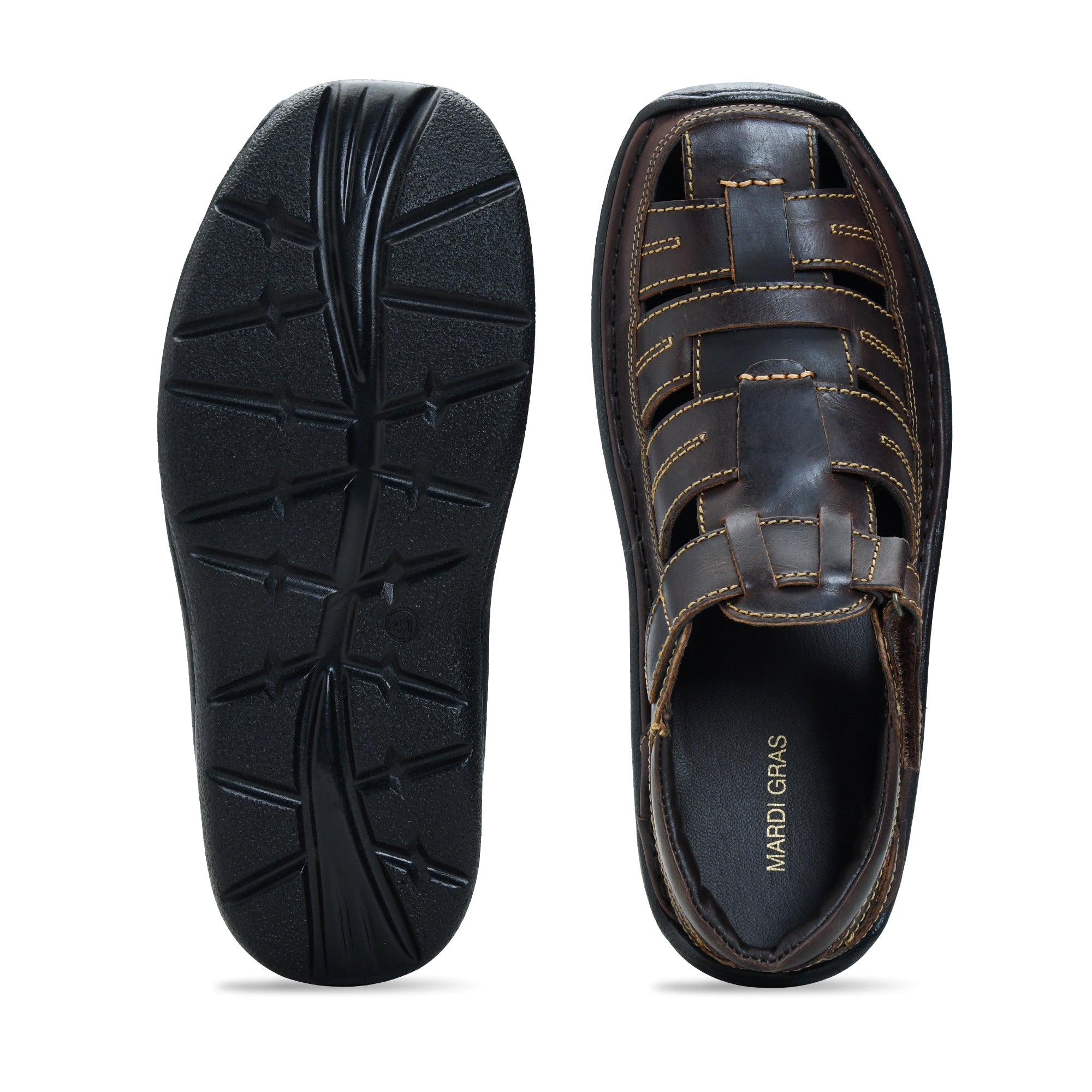 Barron Cross Panel Fisherman Sandal