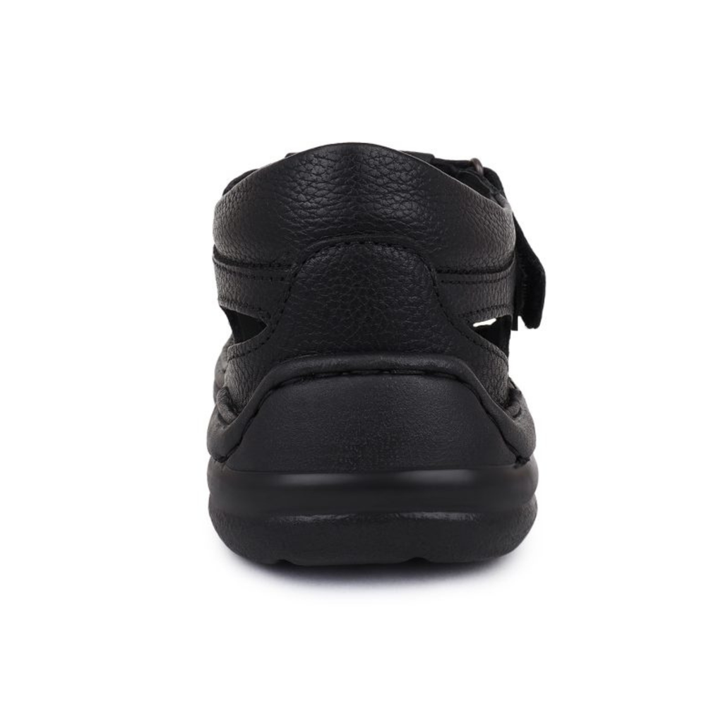 Flux Lattice Fisherman Sandal — Black, Burgundy