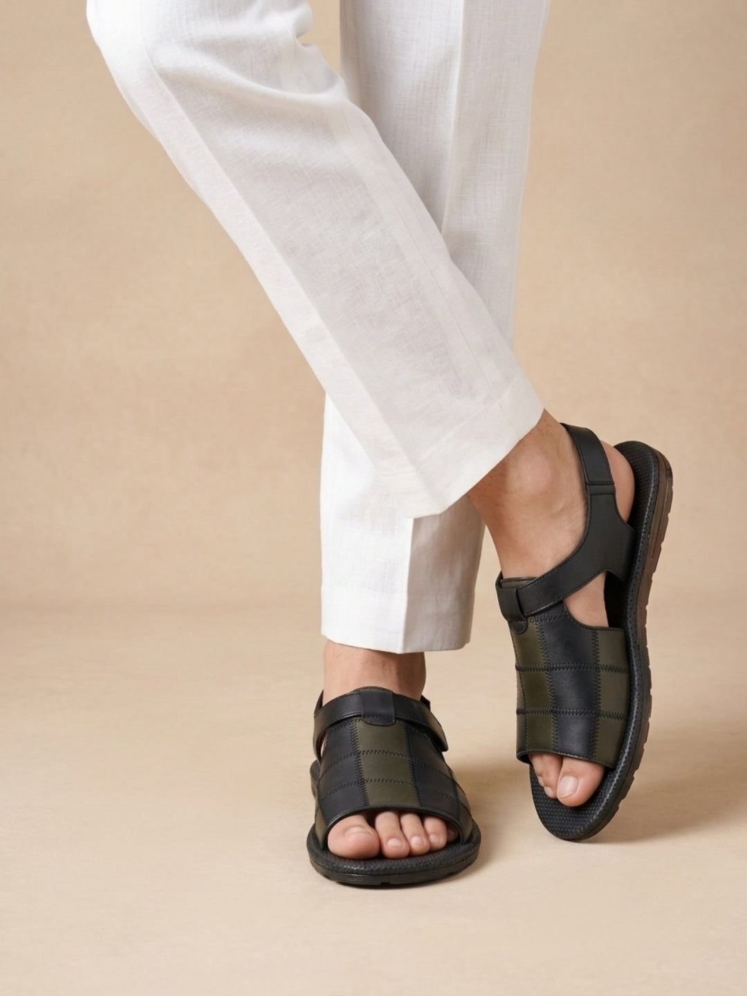 District Chevron Slingback Sandal