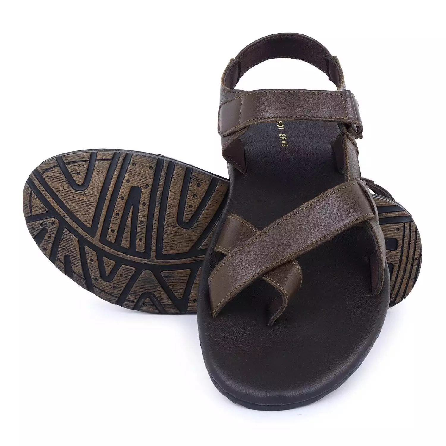 Buy Men Brown Casual Sandals Online | SKU: 18-1529-12-40-Metro Shoes