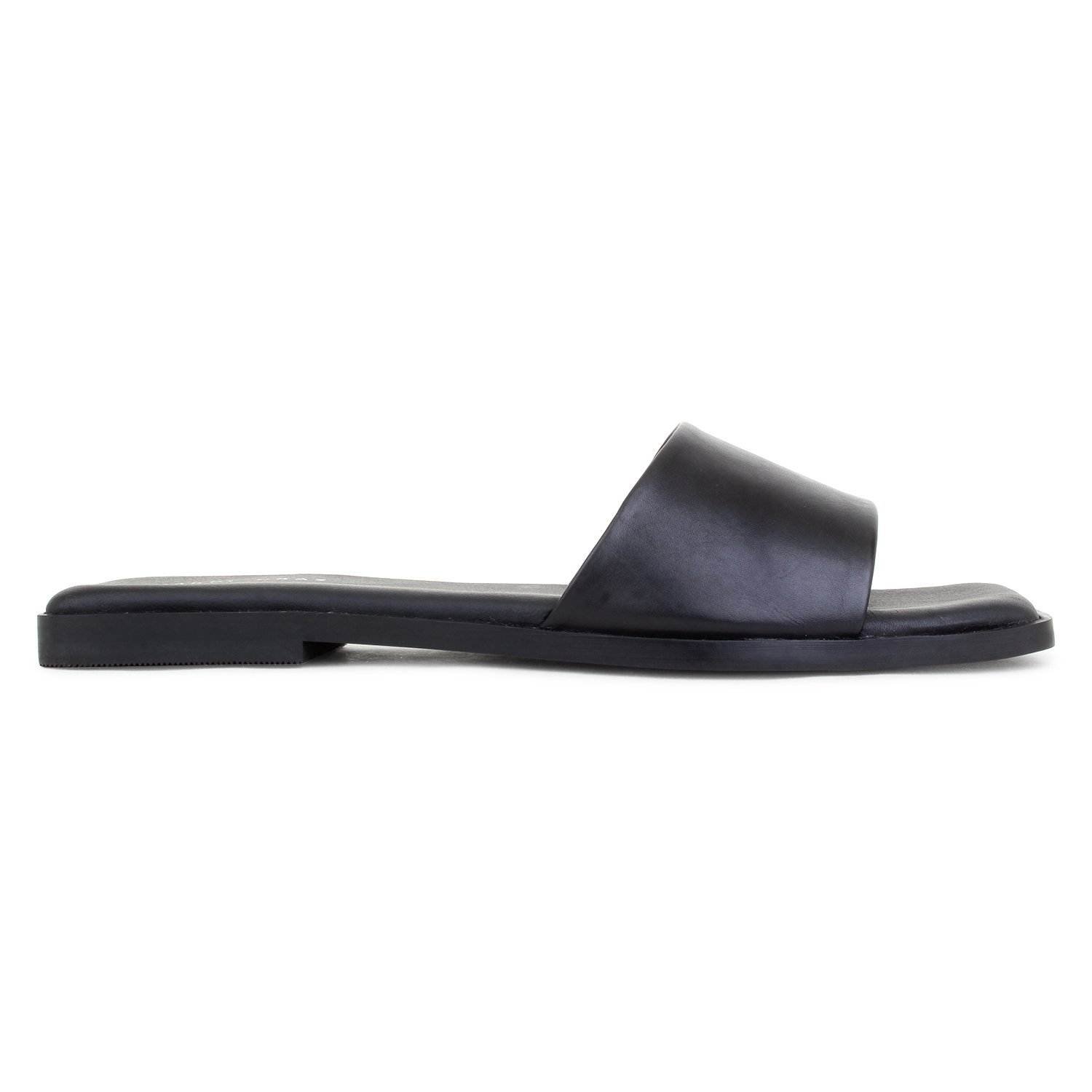 Sliders black online womens