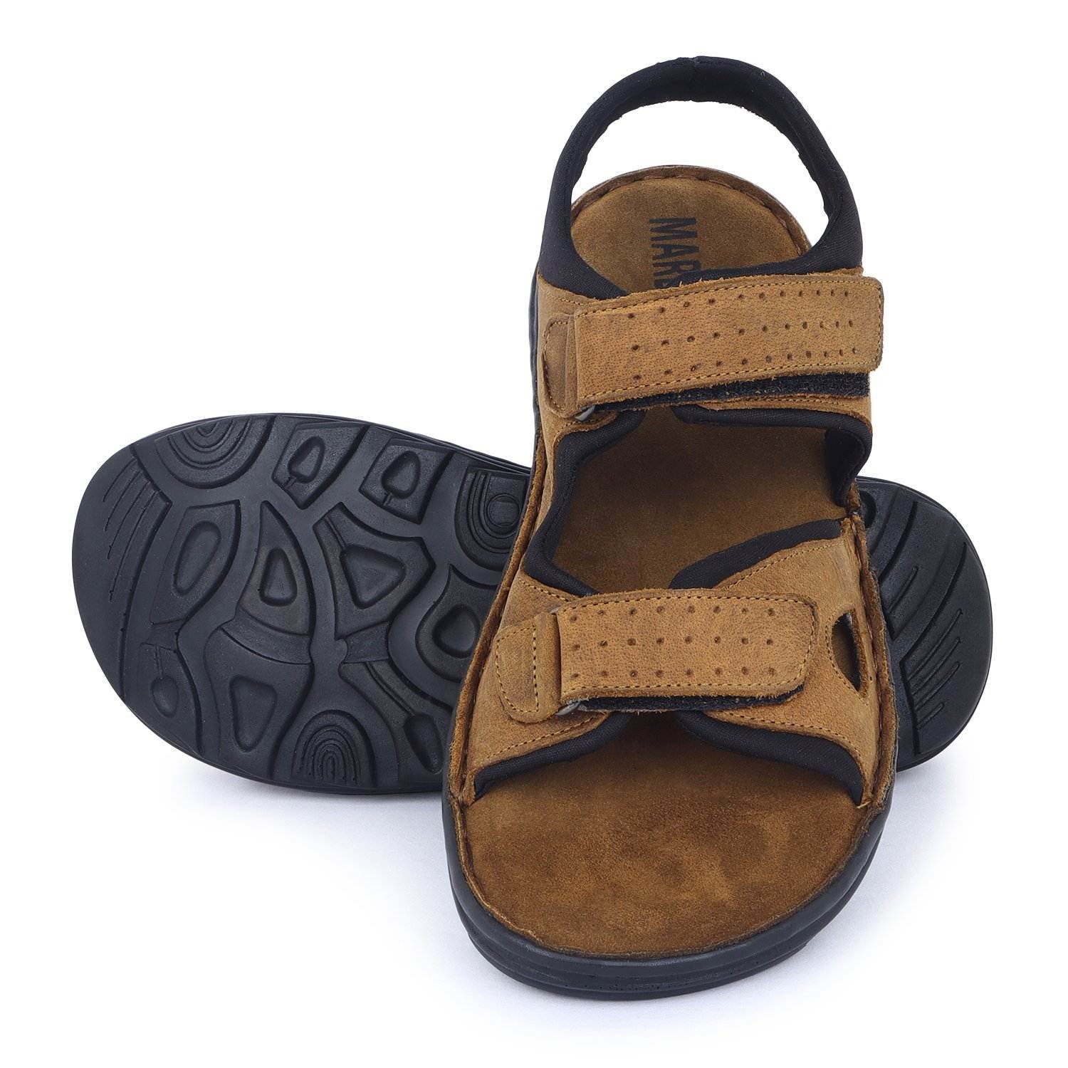 Latest best sale leather sandals