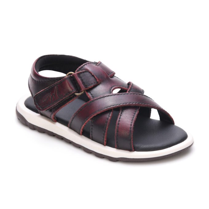 MARDI GRAS Leather Sandals for Boys ? Comfy, Durable, and Adjustable Outdoor Sandals for Summer, Play, and Home ? Stylish & Breathable Footwear