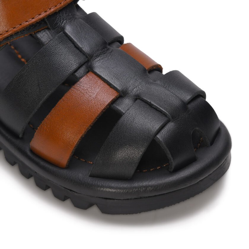 MARDI GRAS Leather Single Toed Chappal for Men – Stylish & Comfortable Leather Slippers for Office, Formal, and Casual Wear (Burgundy, UK Footwear Size System, Adult, Men) - Image 6